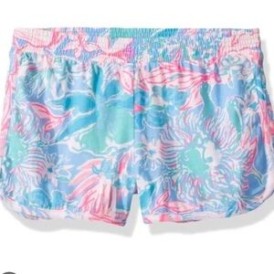 Lilly Pulitzer Ceclie Short in Blue Peri Viva La Lilly size large (8-10) NWT
